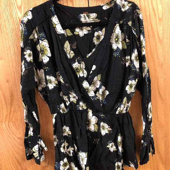 Free People Floral Shirt - Picture 1 of 2